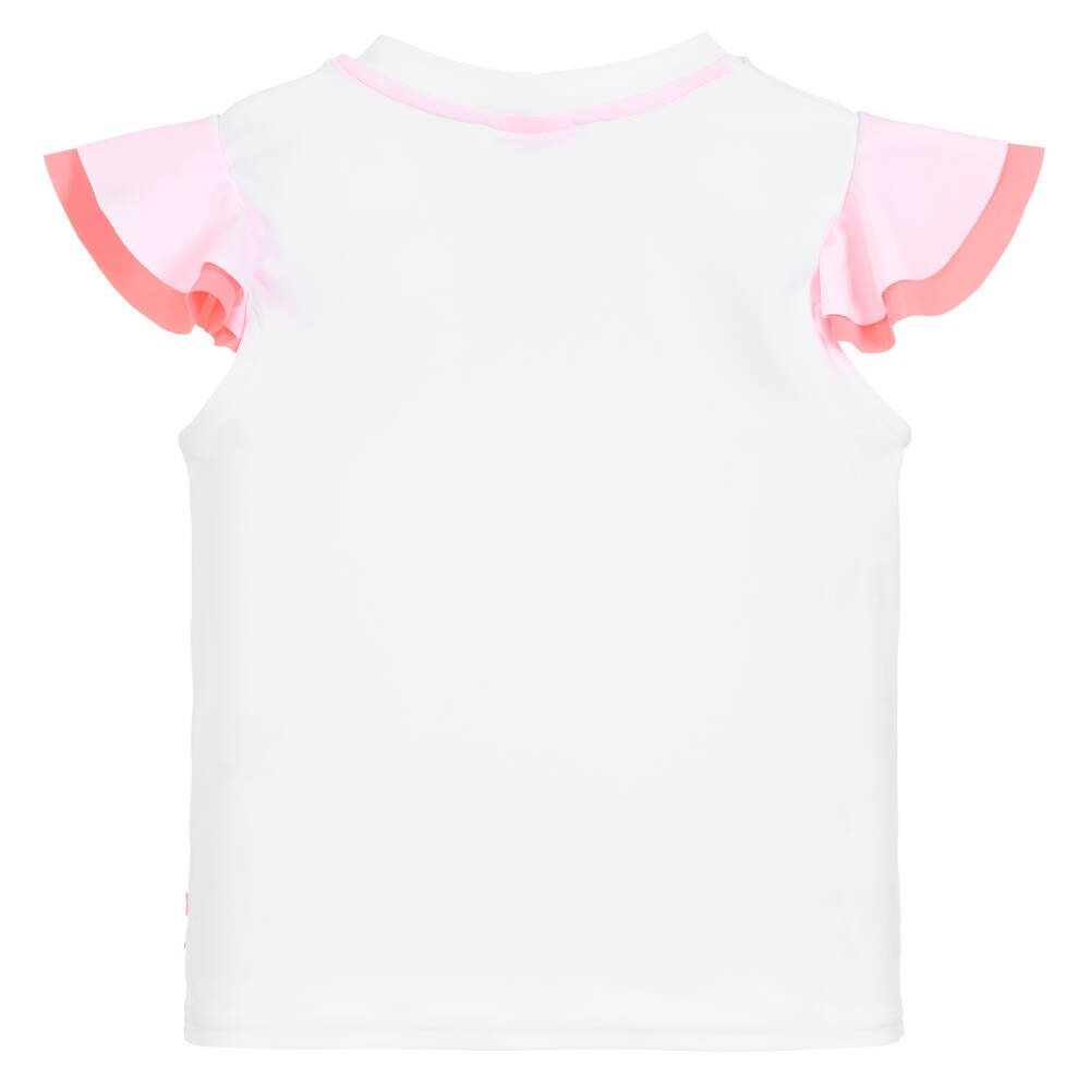 Sunuva-توب واقي من الشمس لون أبيض للبنات +UPF50 | Childrensalon Outlet