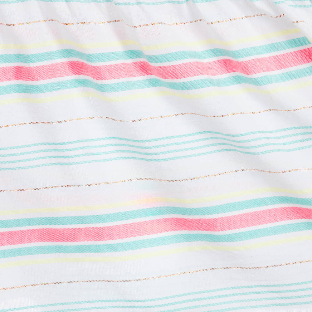 Sunuva-Белое платье-кафтан в полоску | Childrensalon Outlet