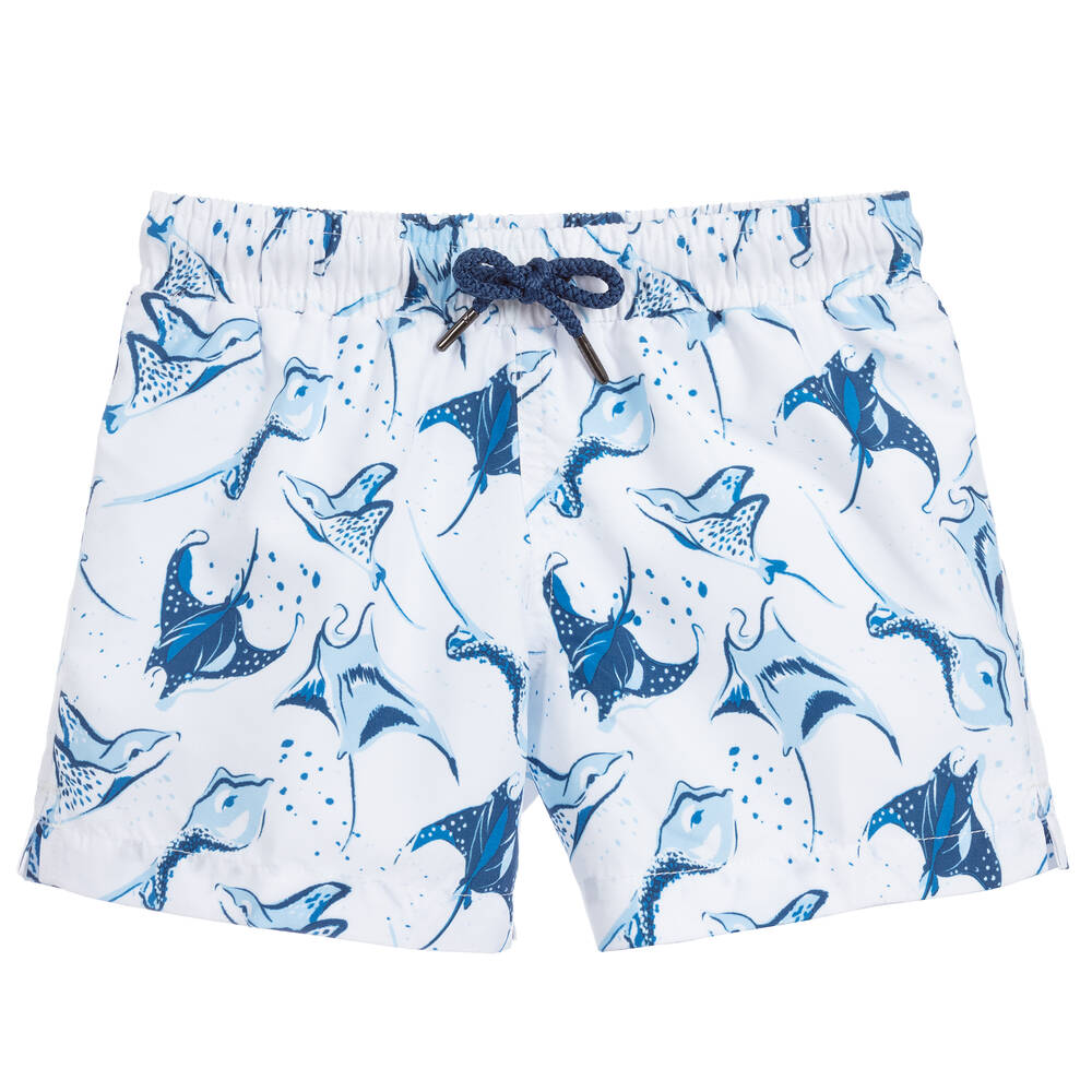 Sunuva - White Swim Shorts (UPF50+) | Childrensalon