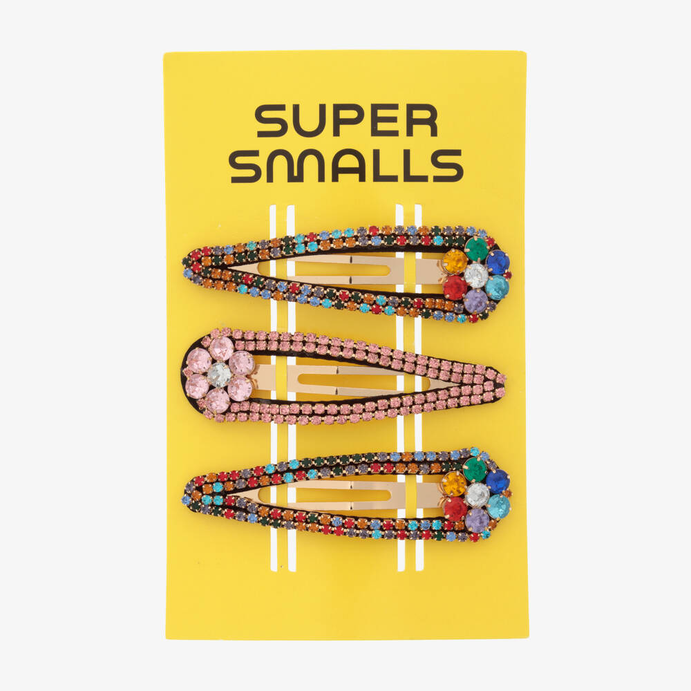 Super Smalls-Girls Celestial Gem Hair Clip Trio | Childrensalon Outlet