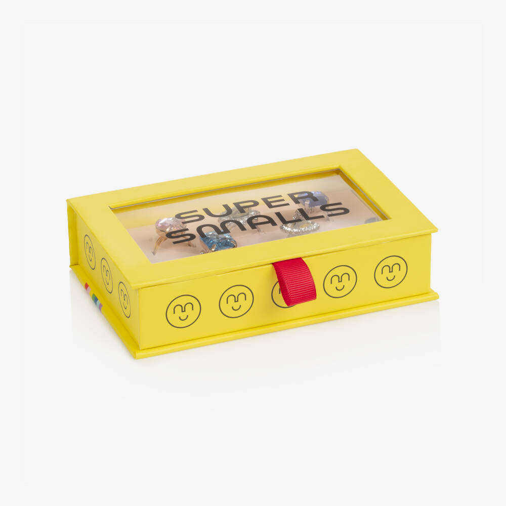 Super Smalls-مجموعة خواتم براقة للبنات | Childrensalon Outlet