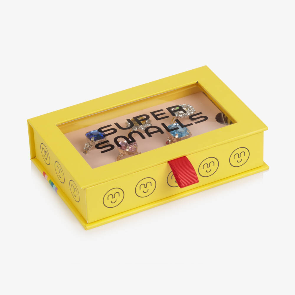 Super Smalls-مجموعة مجوهرات للبنات باللونين الوردي والأزرق مع قلوب | Childrensalon Outlet