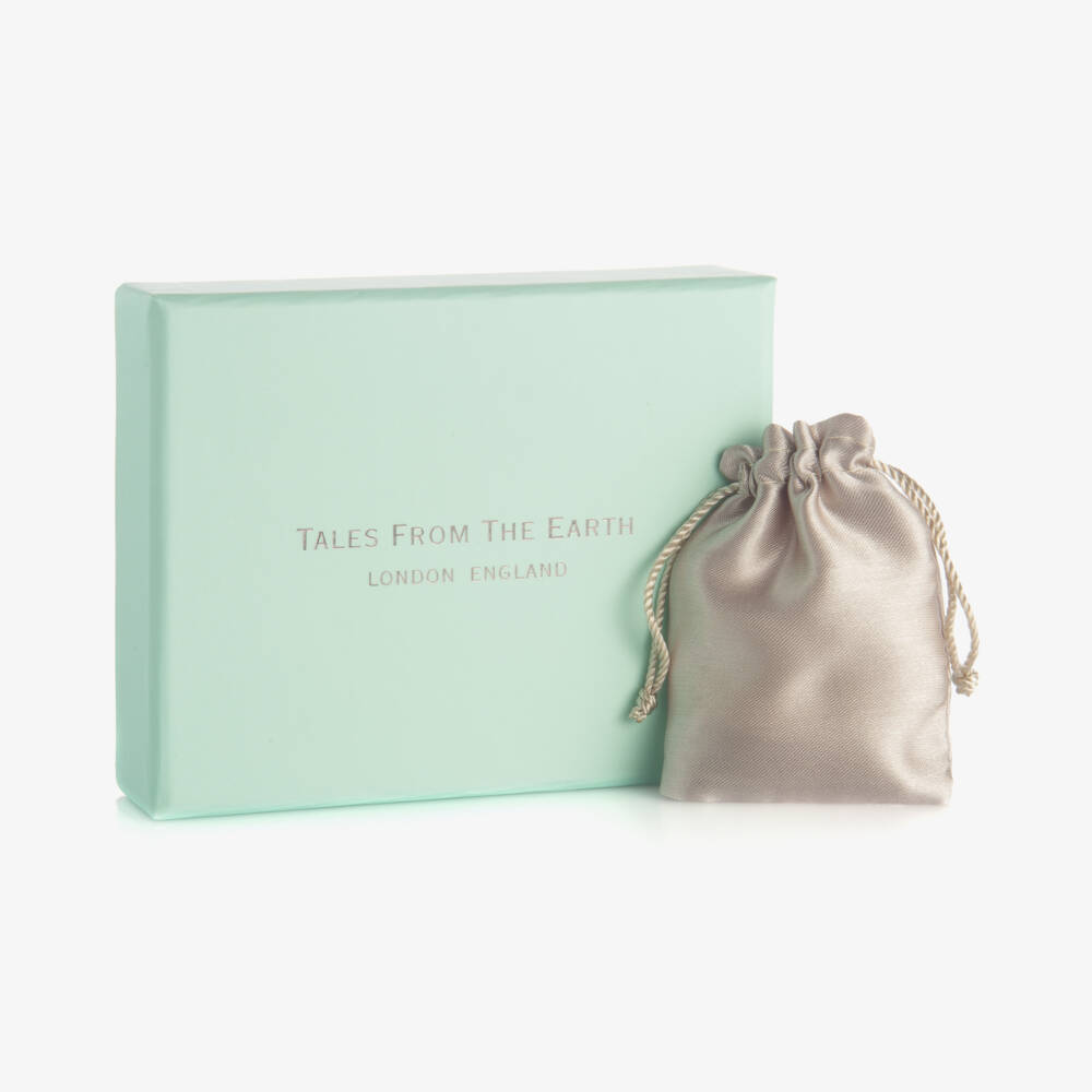 Tales From The Earth-Girls Silver Saint Charm Necklace | Childrensalon Outlet