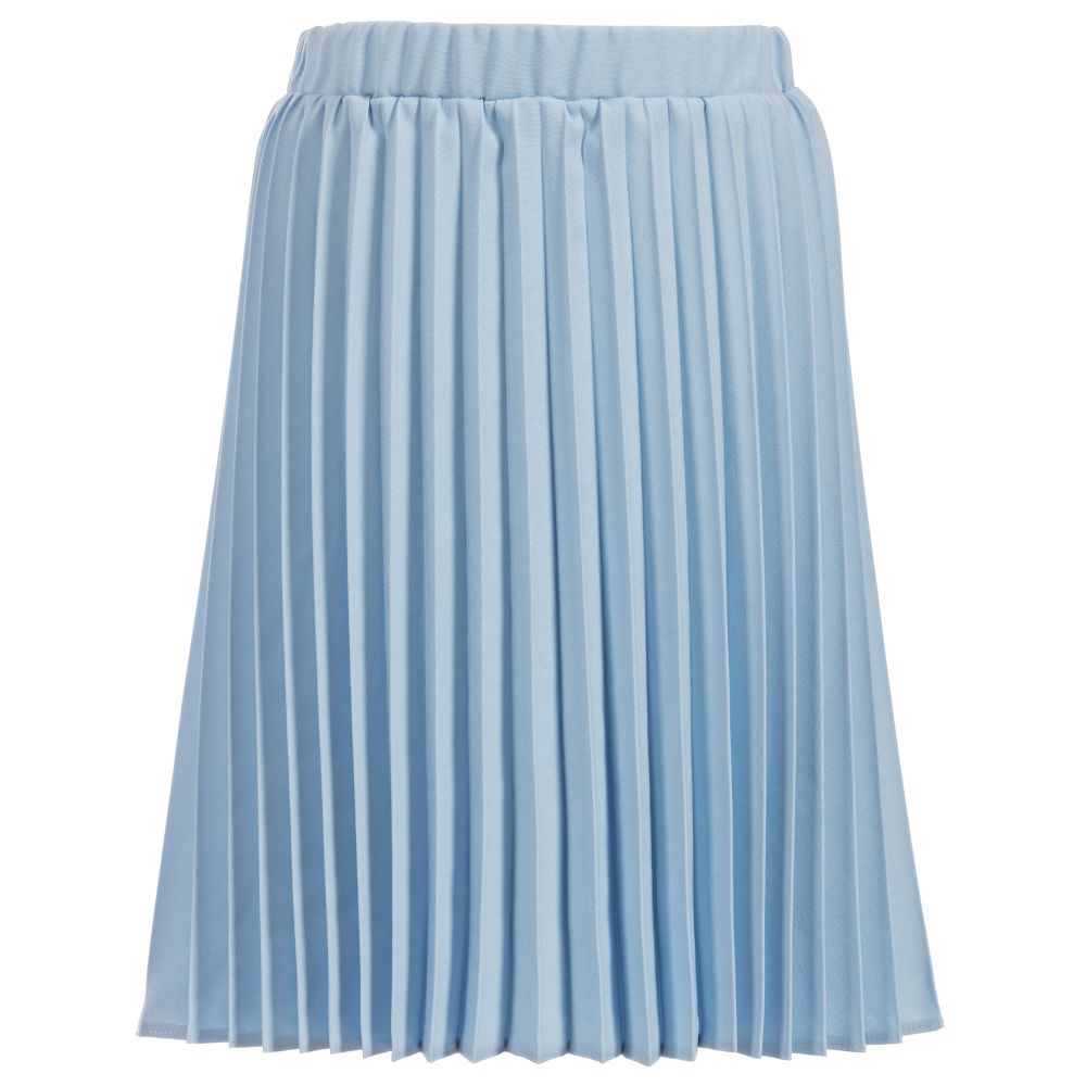 Tamarine - Girls Blue Pleated Skirt | Childrensalon