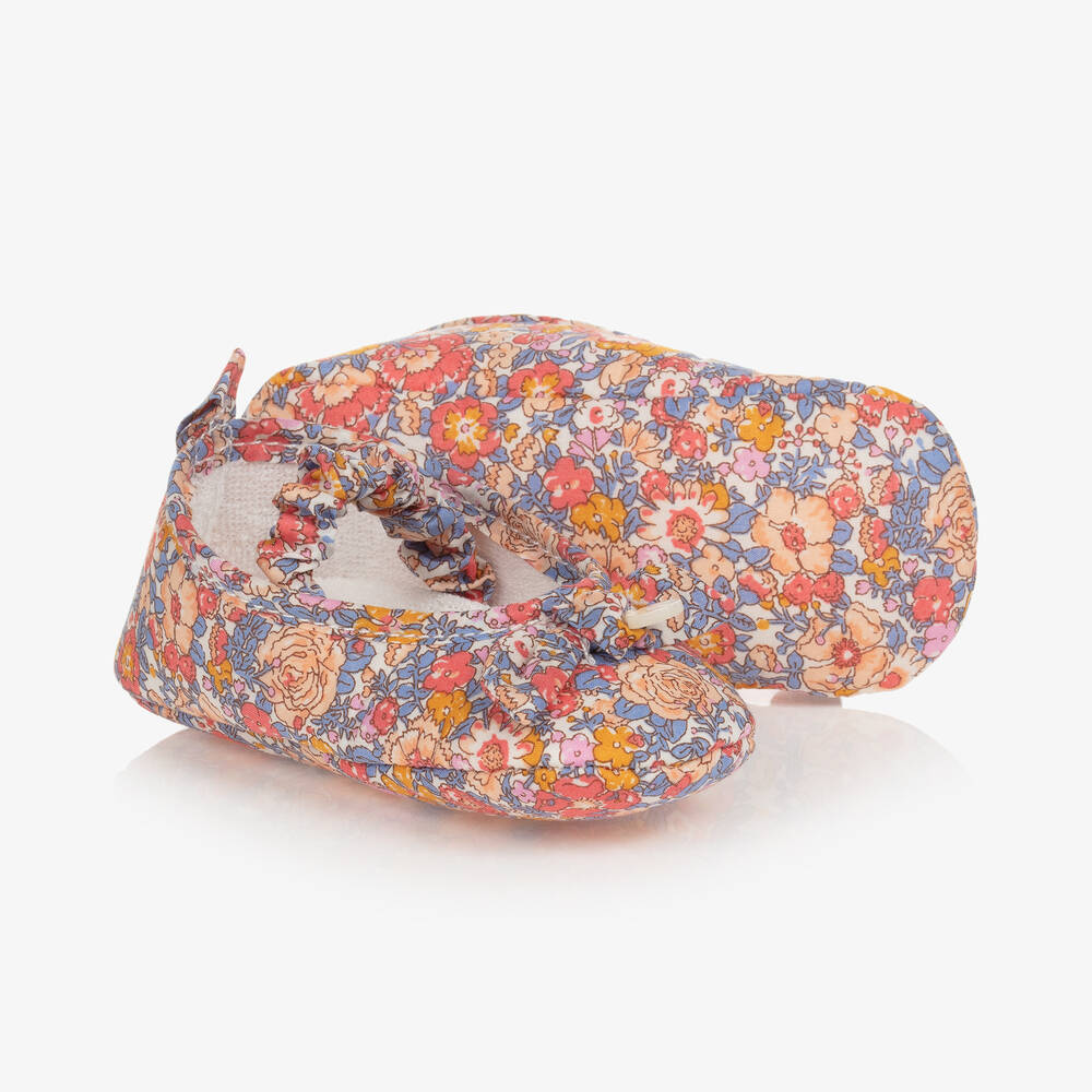 Tartine et Chocolat - Baby Girls Pink Liberty Pre-Walkers | Childrensalon