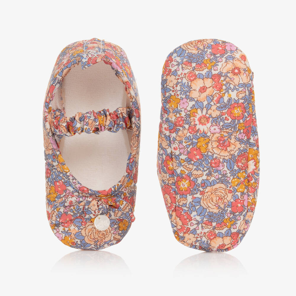 Tartine et Chocolat-Розовые пинетки в цветочек | Childrensalon Outlet