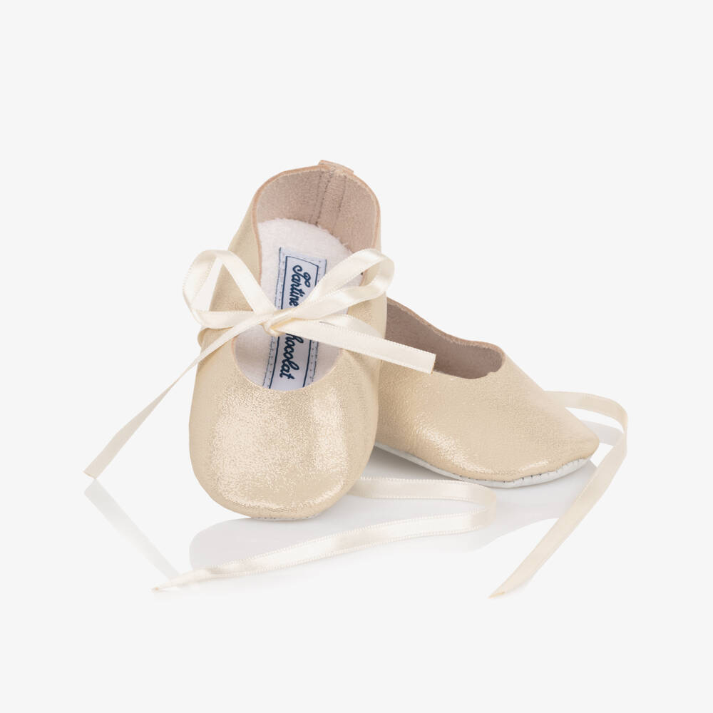Tartine et Chocolat-Золотые пинетки для малышей | Childrensalon Outlet