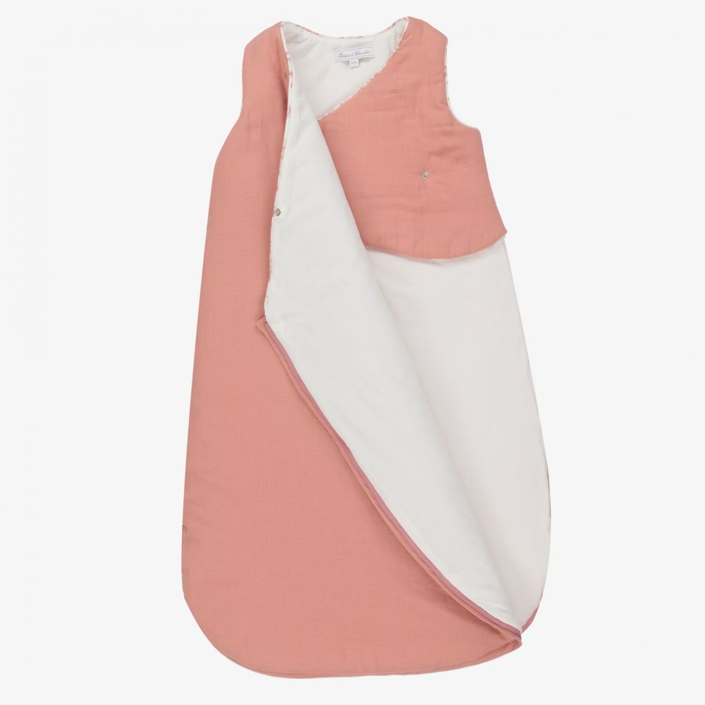 Tartine et Chocolat-حرام لفة للنوم قطن زهري للأطفال(90 سم) | Childrensalon Outlet