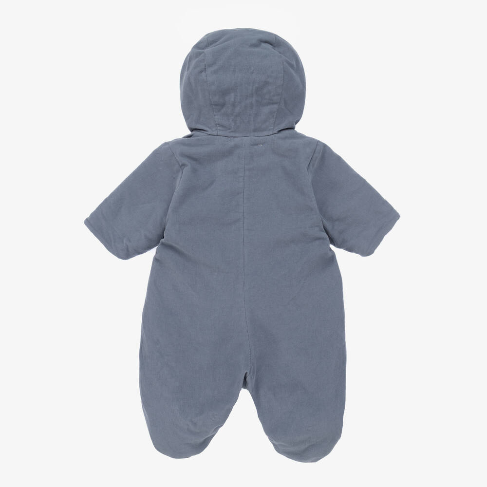 Tartine et Chocolat-أوفرول للخروج قطن كوردروي لون أزرق للأطفال | Childrensalon Outlet