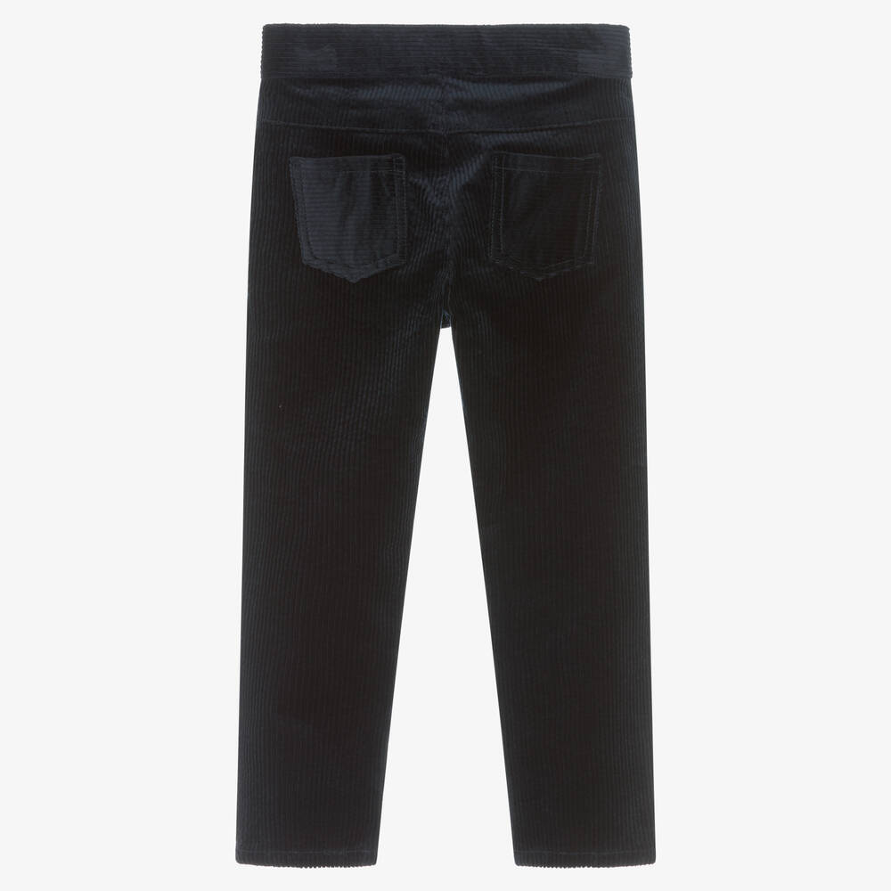 Tartine et Chocolat-بنطلون قطن كوردوري لون كحلي للأولاد | Childrensalon Outlet