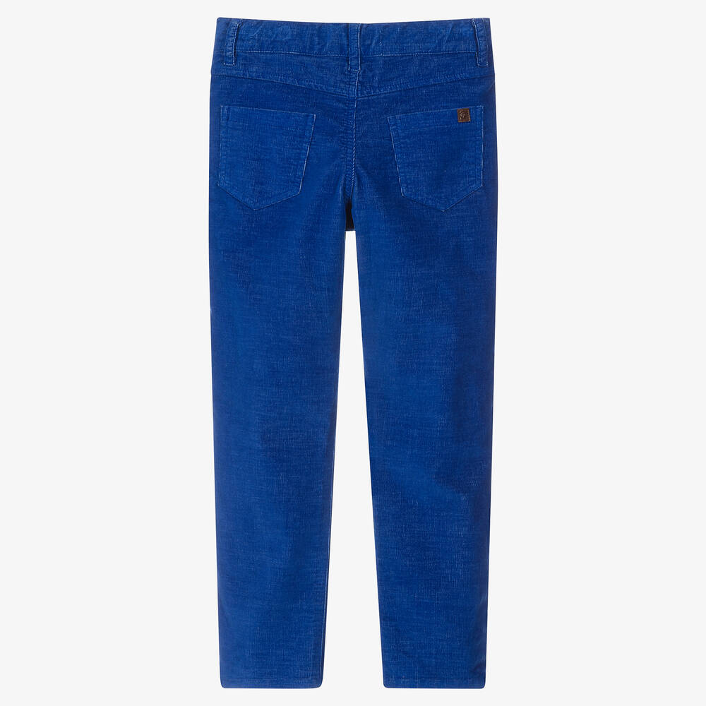 Tartine et Chocolat-جينز قطن كوردروي لون أزرق للأولاد | Childrensalon Outlet