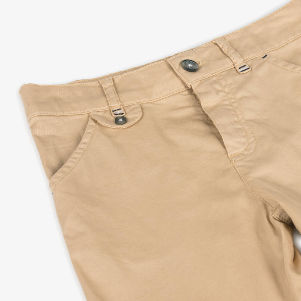 Tartine et Chocolat-بنطلون كلاسيكي بيج قطني للأولاد | Childrensalon Outlet