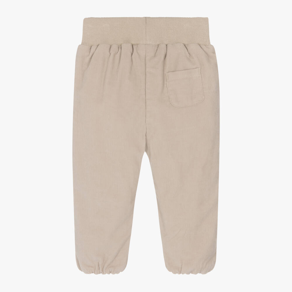 Tartine et Chocolat-بنطلون أطفال ولادي كوردروي لون بيج | Childrensalon Outlet