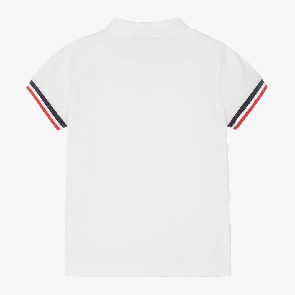 Tartine et Chocolat-Boys Cotton Polo with Logo | Childrensalon Outlet