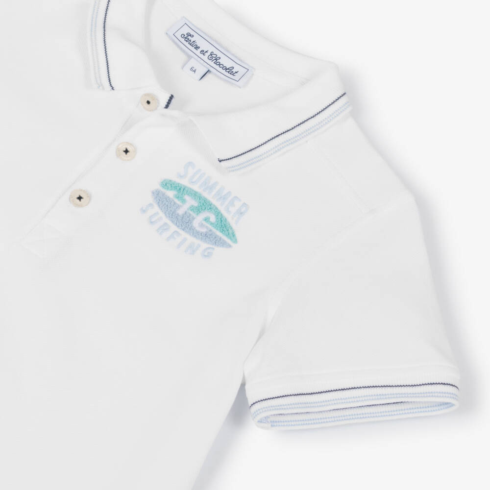 Tartine et Chocolat-بولو صيفي من القطن النقي للأولاد | Childrensalon Outlet