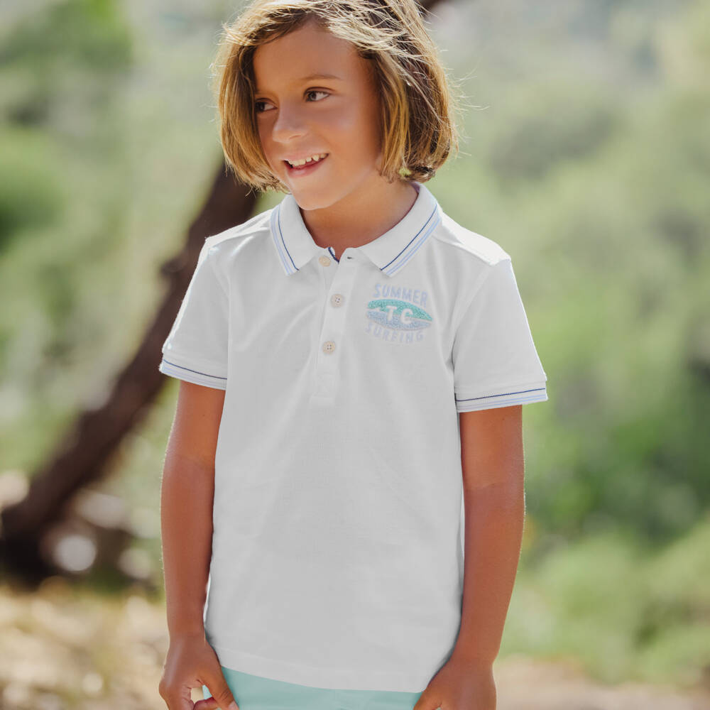 Tartine et Chocolat-بولو صيفي من القطن النقي للأولاد | Childrensalon Outlet