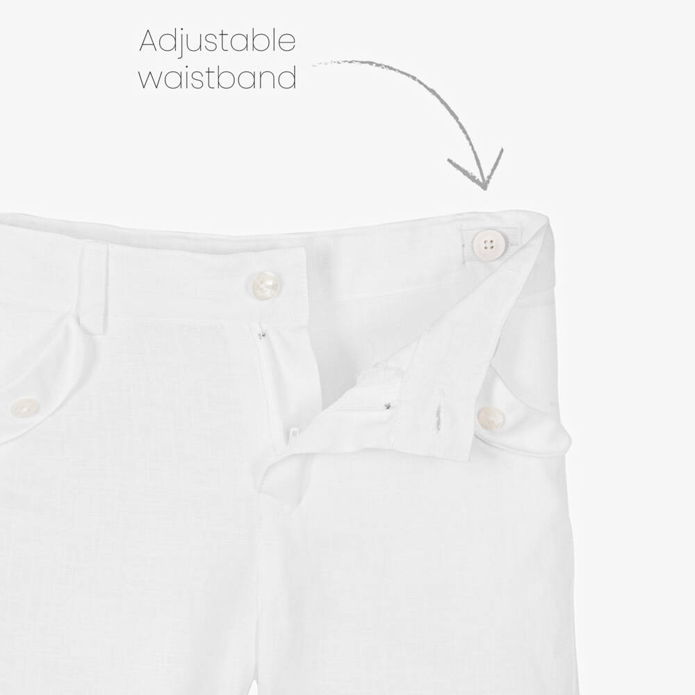 Tartine et Chocolat-Boys Crisp Linen Summer Shorts | Childrensalon Outlet