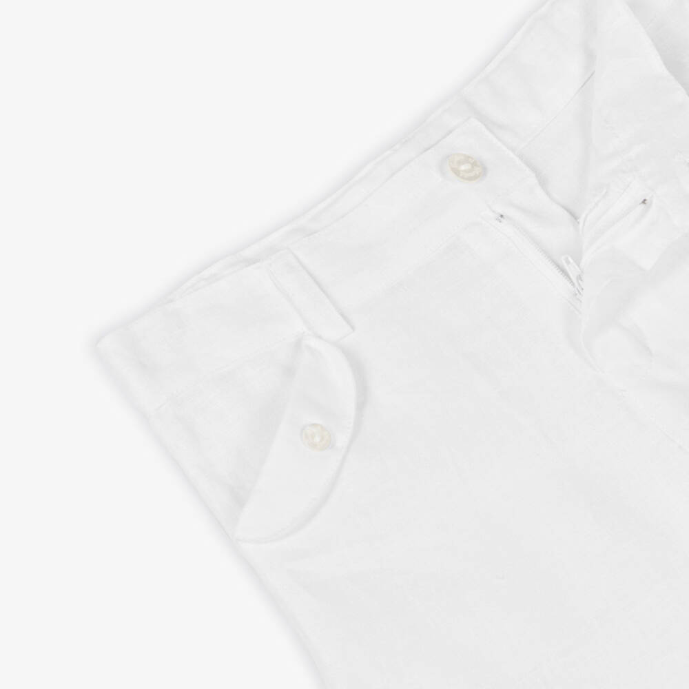 Tartine et Chocolat-Boys Crisp Linen Summer Shorts | Childrensalon Outlet