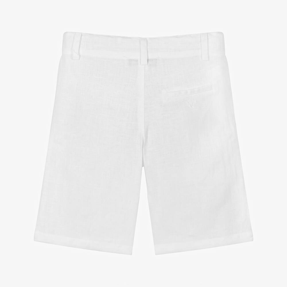 Tartine et Chocolat-Boys Crisp Linen Summer Shorts | Childrensalon Outlet