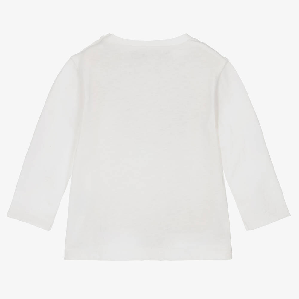 Tartine et Chocolat-Boys Ivory Cotton London Bus Top | Childrensalon Outlet