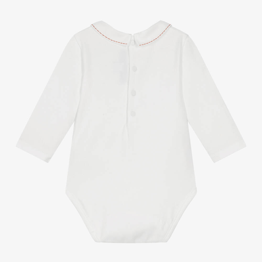 Tartine et Chocolat-Boys Ivory Jersey Bodysuit | Childrensalon Outlet