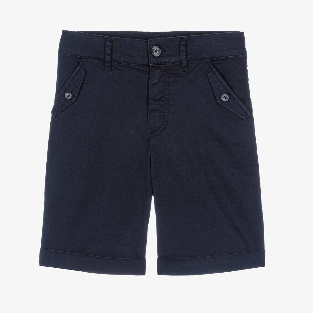 Tartine et Chocolat - Navyblaue Baumwoll-Chino-Shorts | Childrensalon