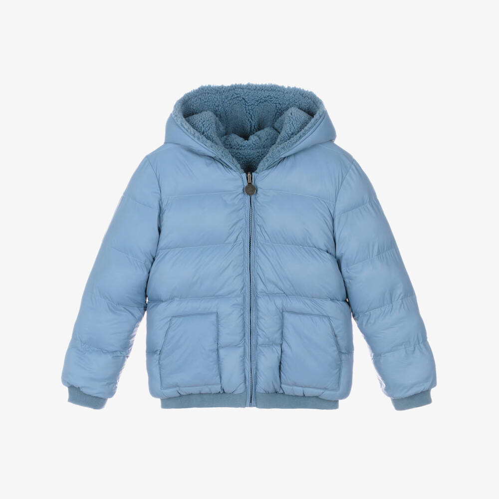 Tartine et Chocolat-جاكيت صوف أزرق قابل للعكس للأولاد | Childrensalon Outlet