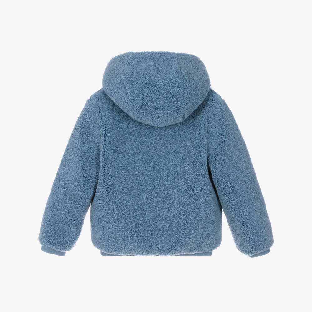 Tartine et Chocolat-جاكيت صوف أزرق قابل للعكس للأولاد | Childrensalon Outlet
