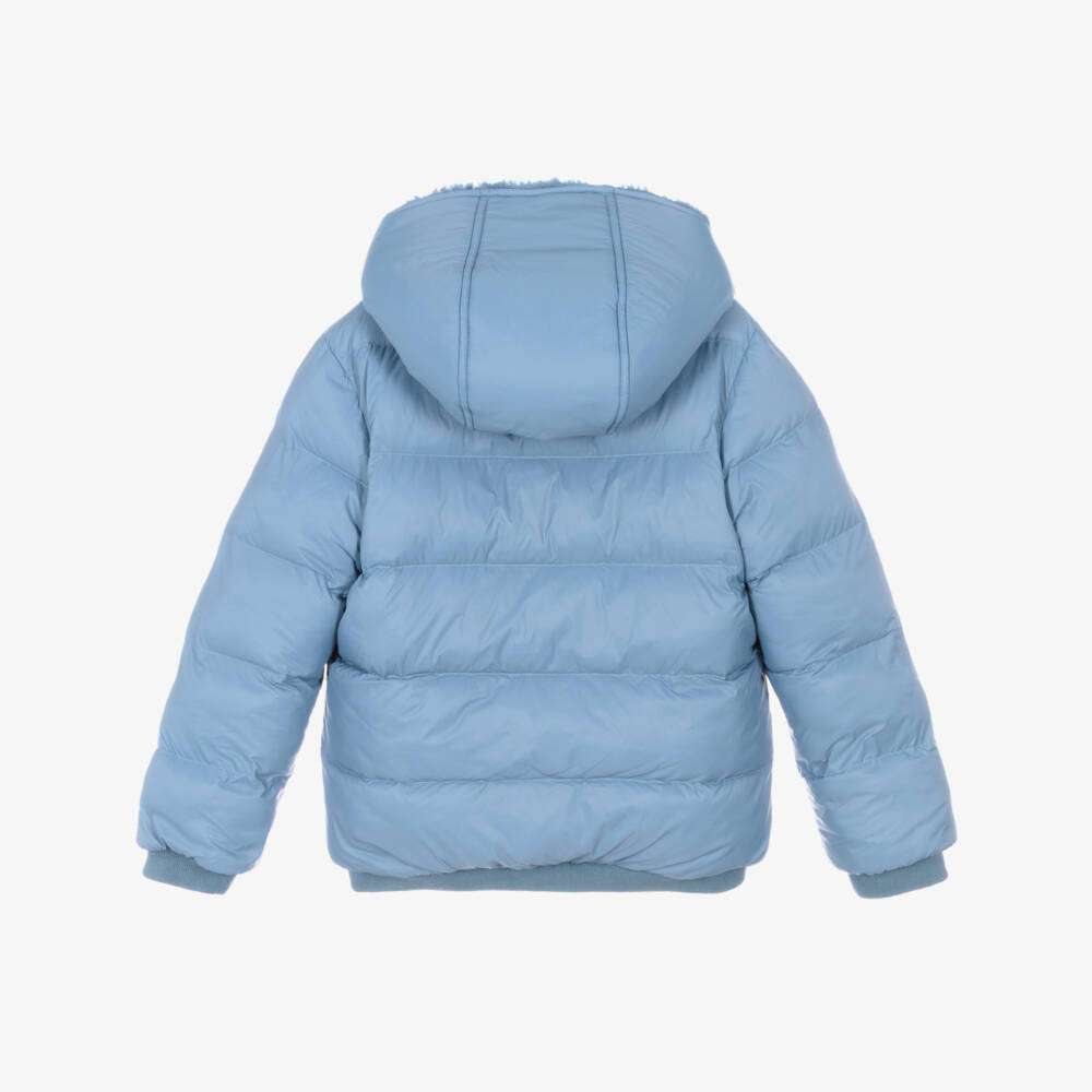 Tartine et Chocolat-جاكيت صوف أزرق قابل للعكس للأولاد | Childrensalon Outlet