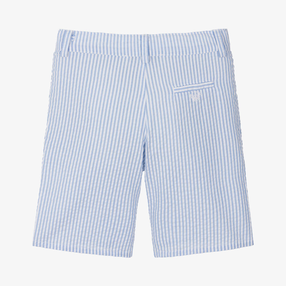Tartine et Chocolat-Шорты из хлопка в голубую полоску для мальчиков | Childrensalon Outlet