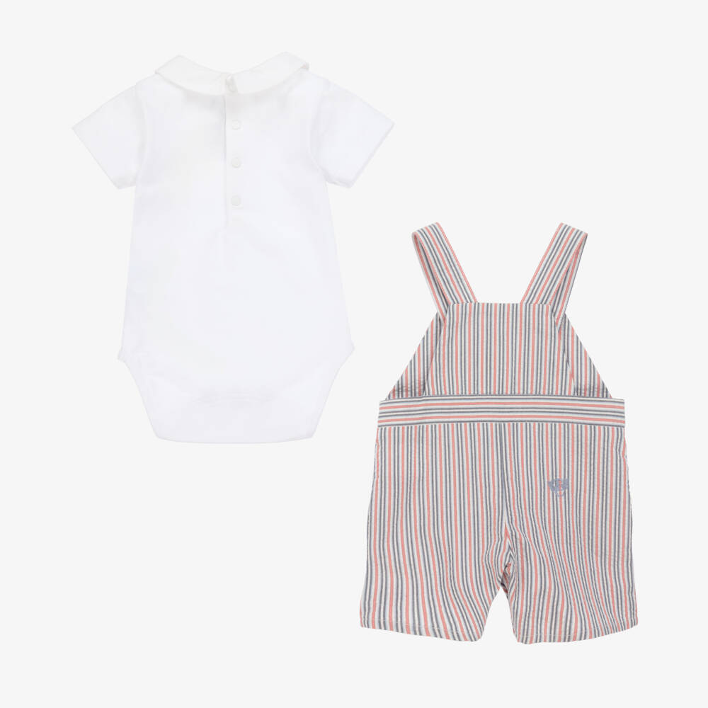 Tartine et Chocolat-طقم دنغري مخطط من القطن للأولاد | Childrensalon Outlet