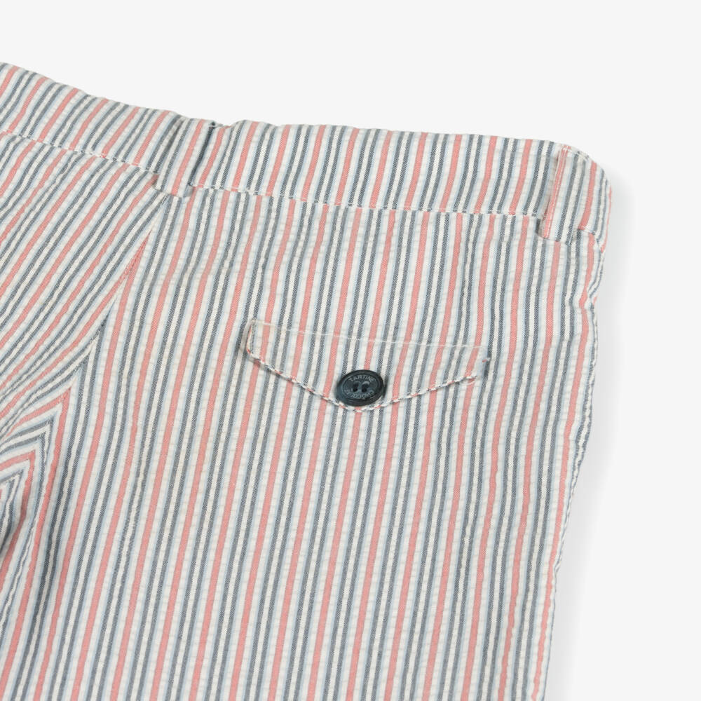 Tartine et Chocolat-شورت صبياني مخطط من قماش القطن النقي | Childrensalon Outlet