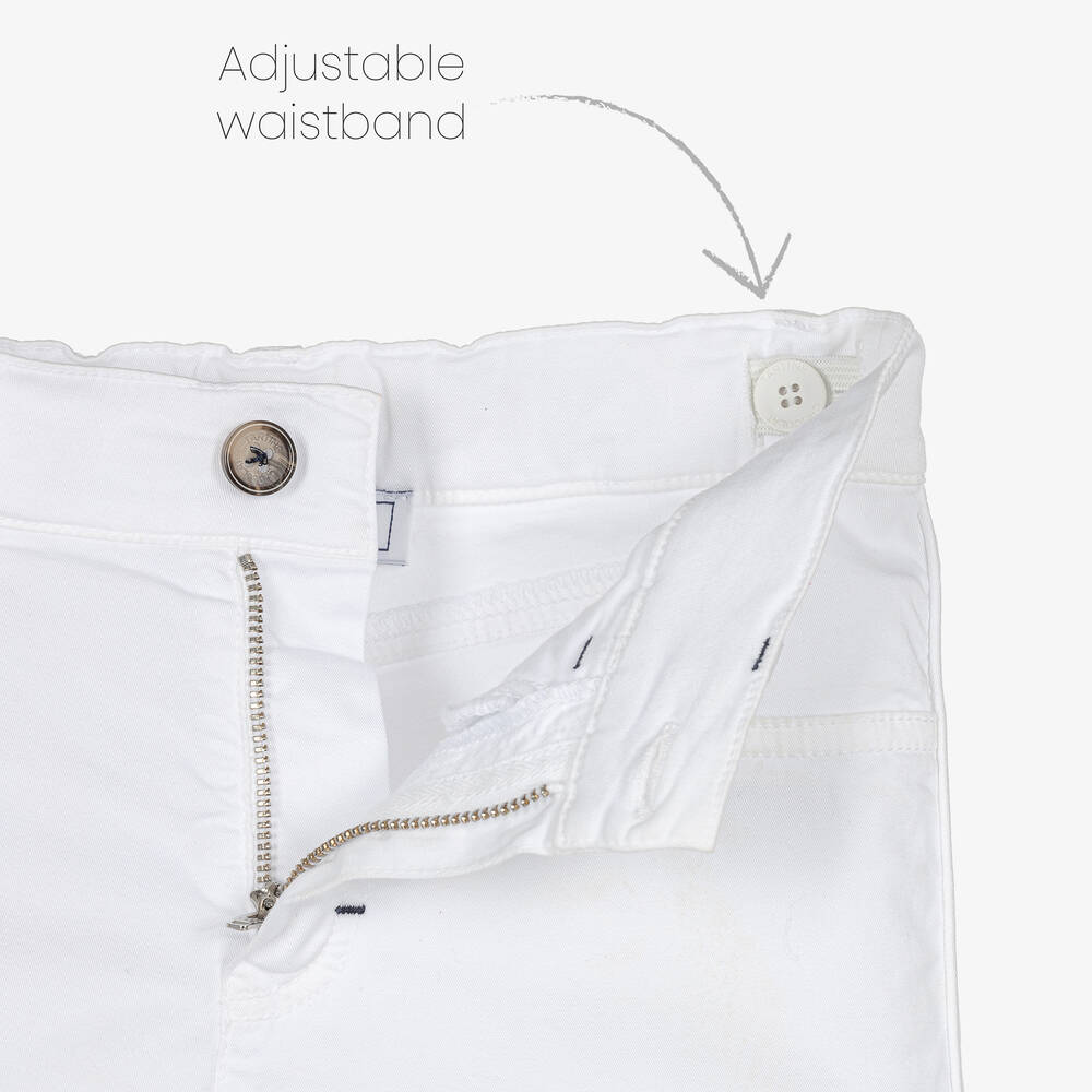 Boys deals white trousers