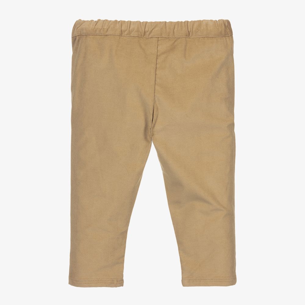 Tartine et Chocolat-Girls Beige Corduroy Trousers | Childrensalon Outlet