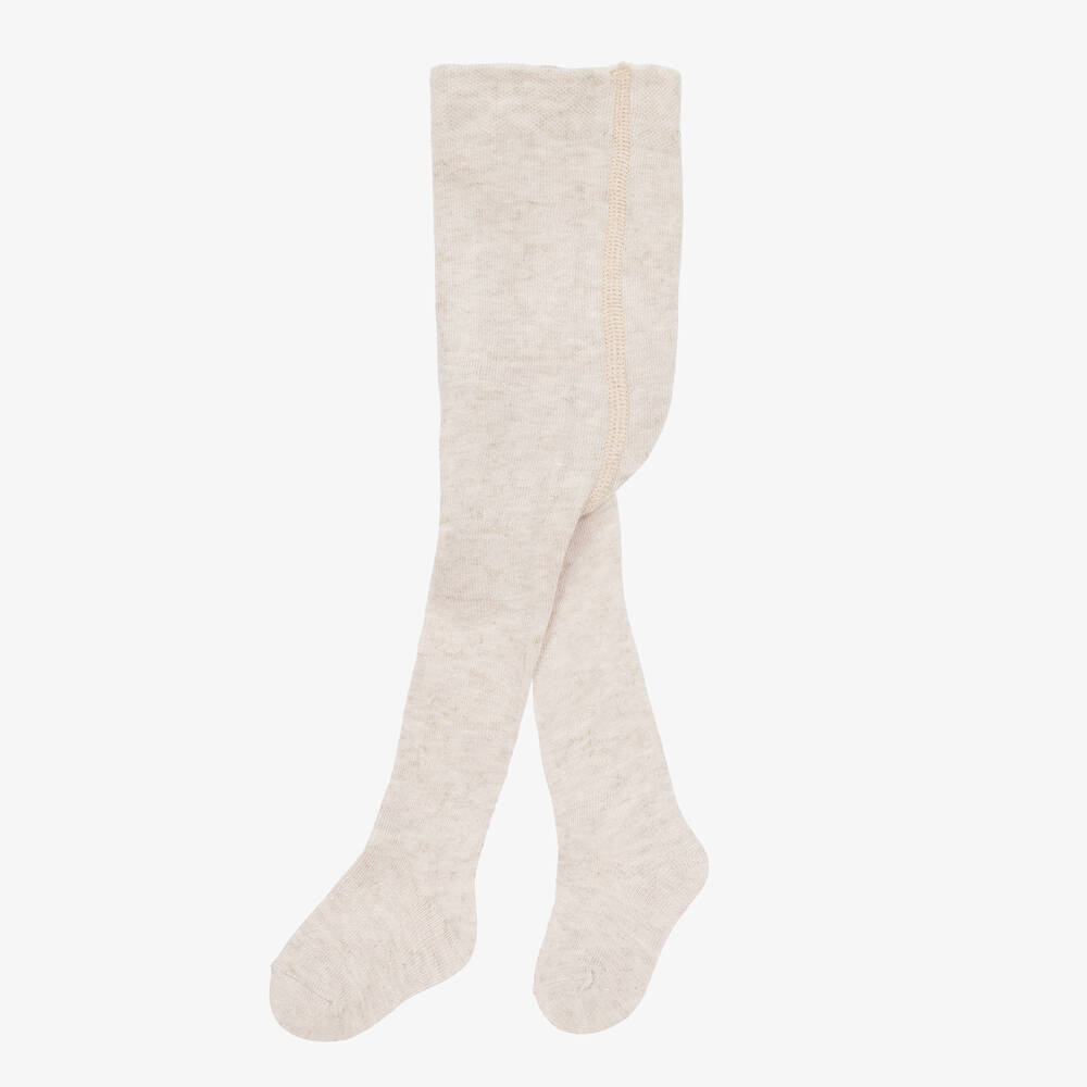 Tartine et Chocolat-كولون مزيج فيسكوز محبوك لون بيج غليتر للبنات | Childrensalon Outlet