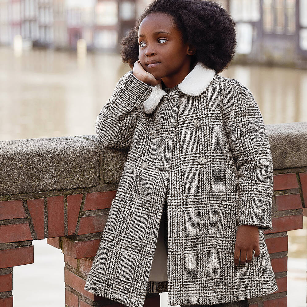 Girls tweed coat new arrivals