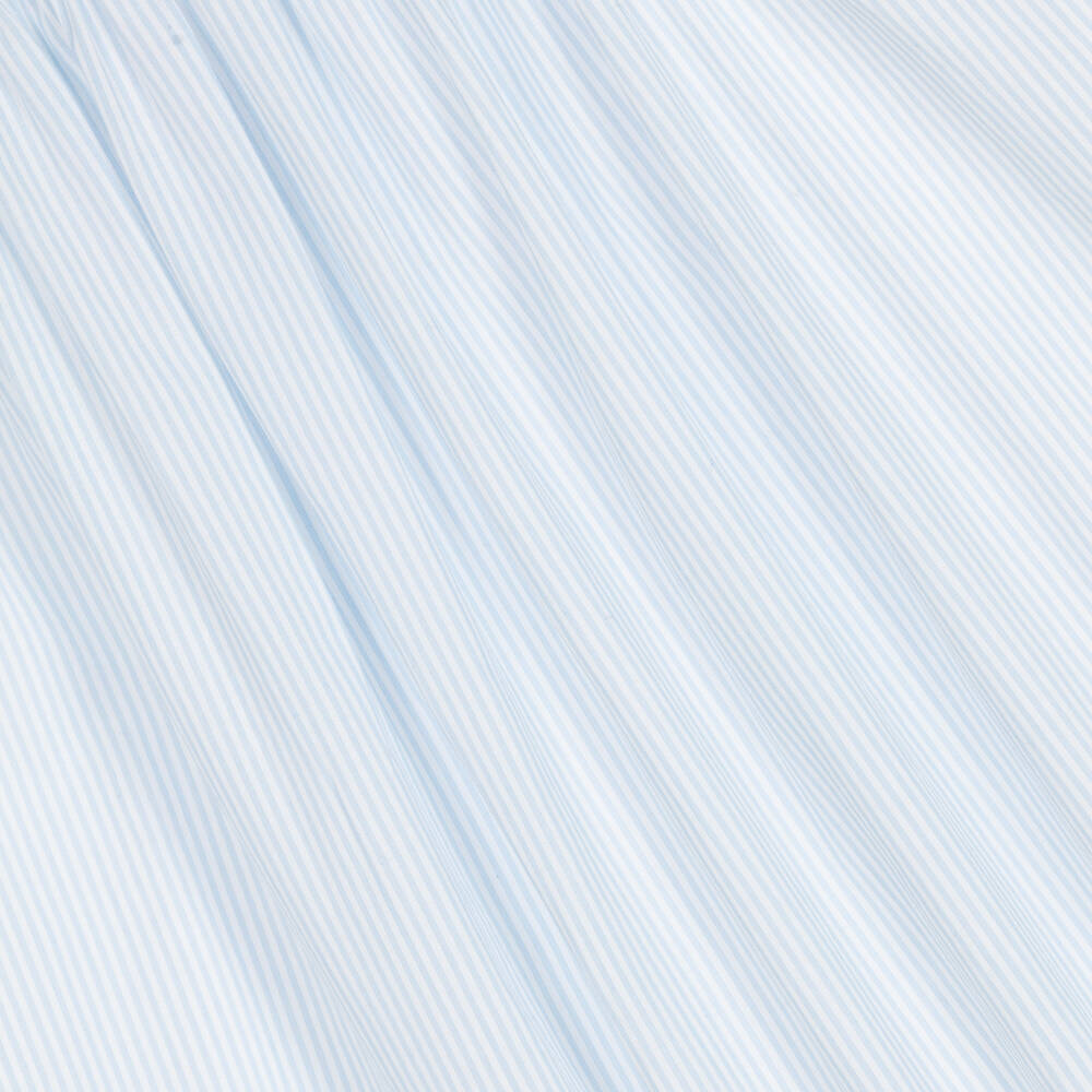 Tartine et Chocolat-Girls Blue Stripe Hand-Smocked Dress | Childrensalon Outlet