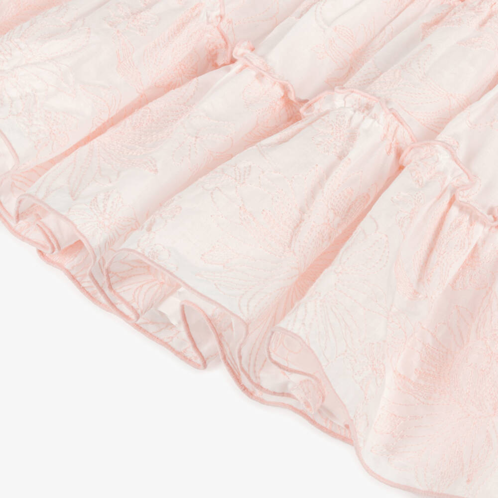 Tartine et Chocolat-Girls Blush Blossom Embroidered Sundress | Childrensalon Outlet