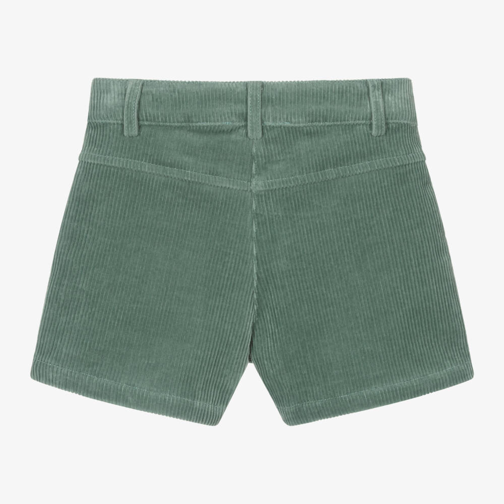 Tartine et Chocolat-شورت كوردروي قطن لون أخضر للبنات | Childrensalon Outlet