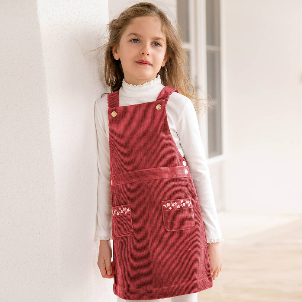 Tartine et Chocolat-Girls Cream Ribbed Cotton Turtleneck Top | Childrensalon Outlet