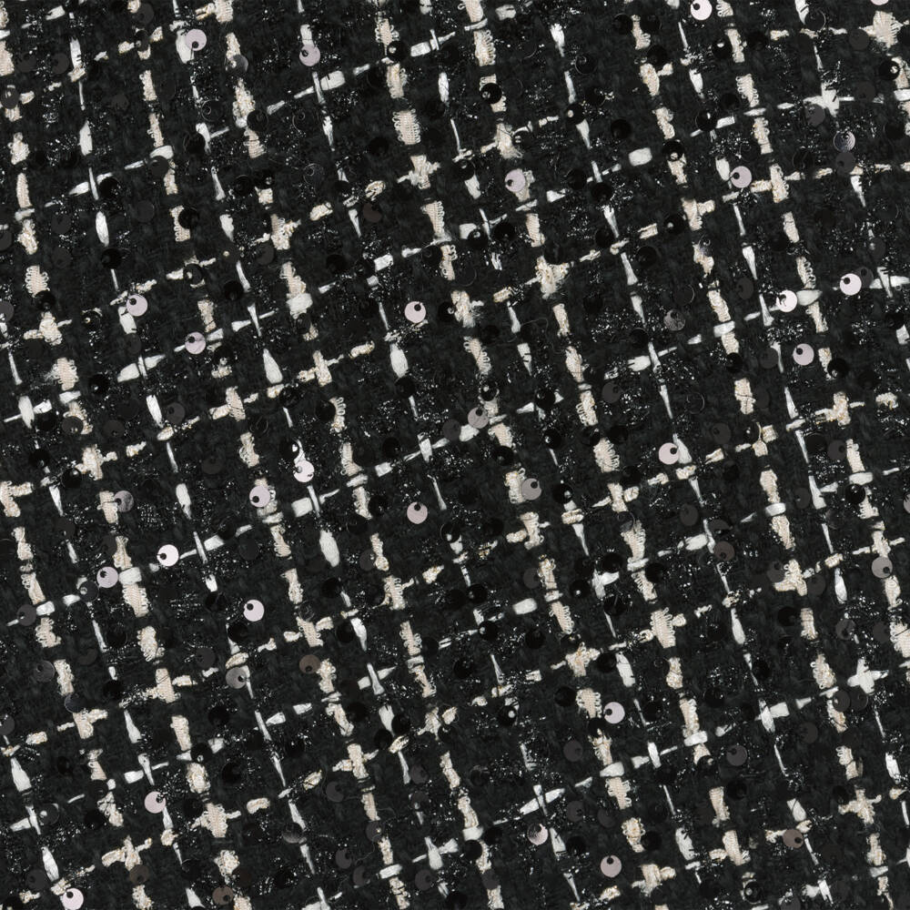 Tartine et Chocolat-Girls Elegant Black Tweed Dress | Childrensalon Outlet