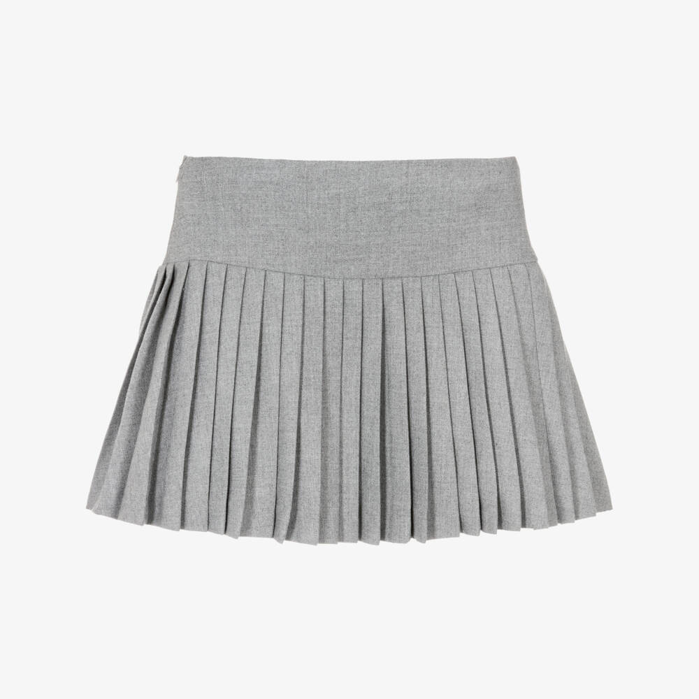 Tartine et Chocolat-تنورة رمادية أنيقة للبنات | Childrensalon Outlet