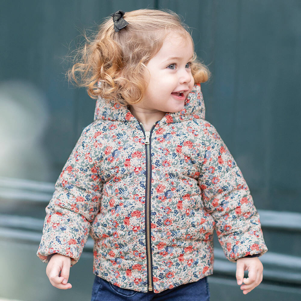 Girls floral coat 2025