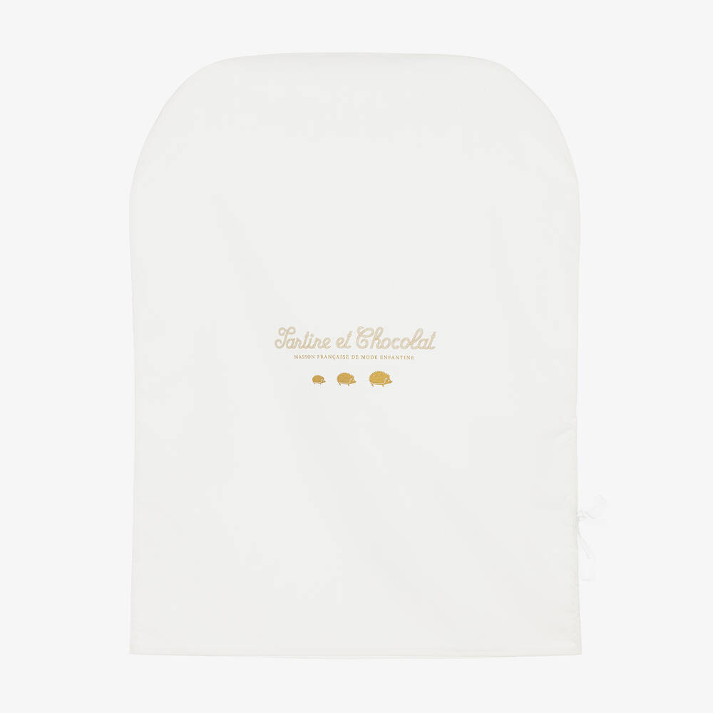 Tartine et Chocolat-Girls Glittery Blue Crêpe Organza Dress | Childrensalon Outlet