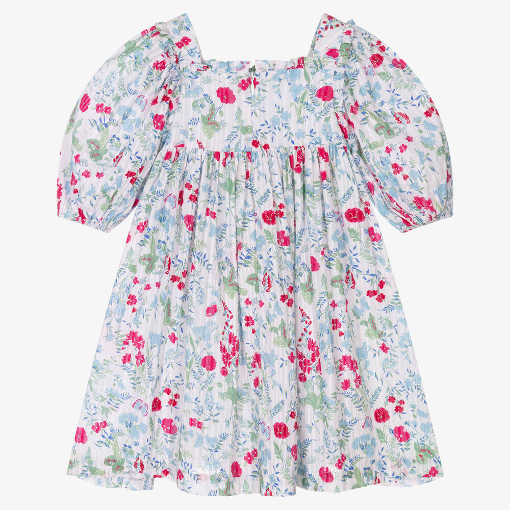 Tartine et Chocolat-Кремовое платье в цветочек | Childrensalon Outlet