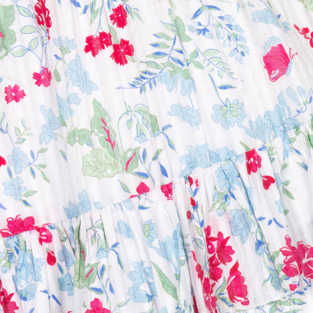 Tartine et Chocolat-Кремовая юбка в цветочек | Childrensalon Outlet