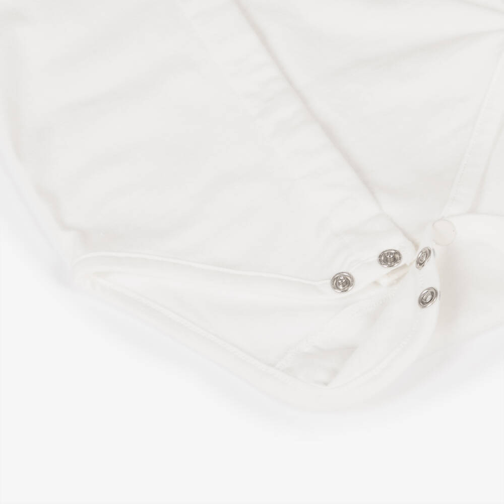 Tartine et Chocolat-Girls Ivory Frilled Bodysuit | Childrensalon Outlet