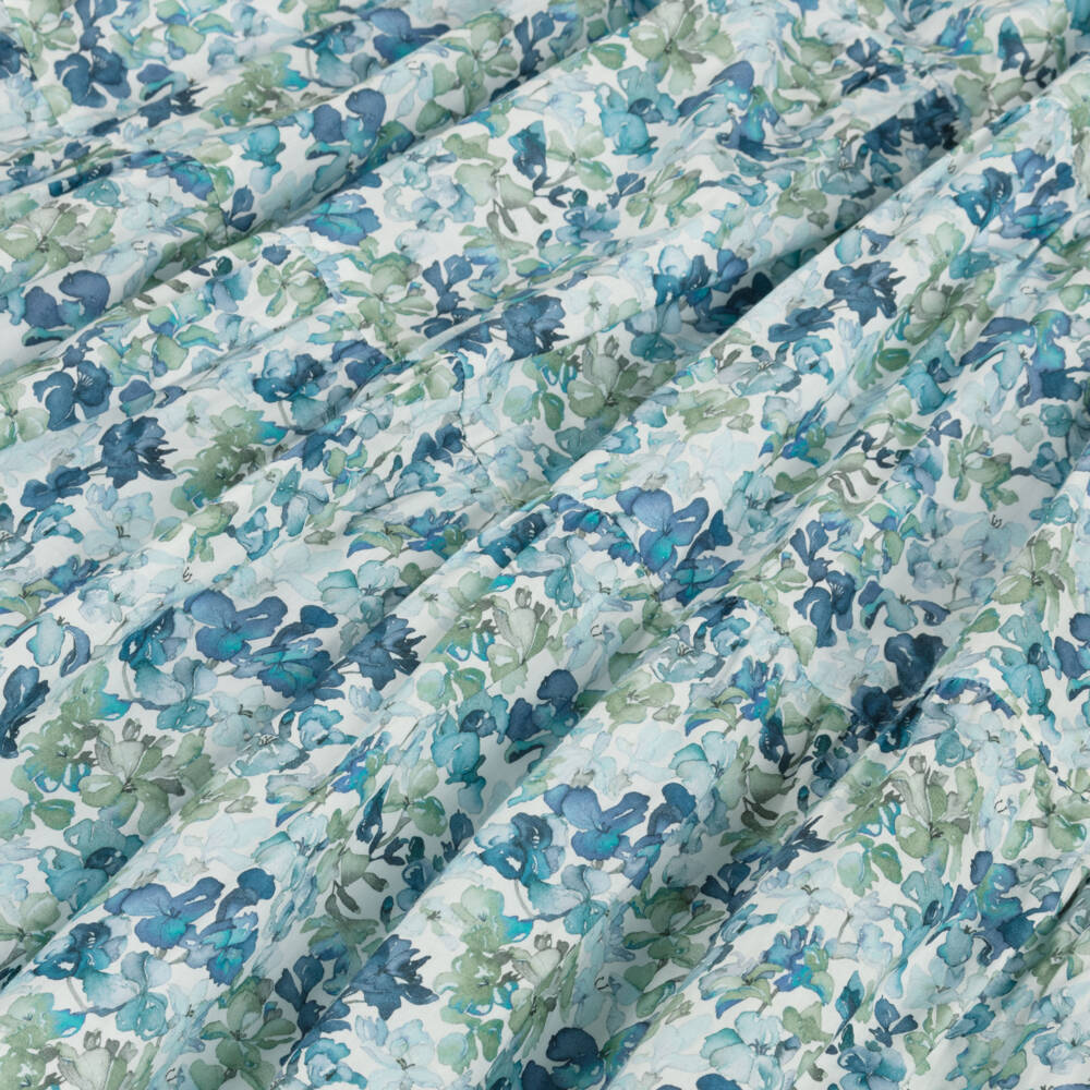 Tartine et Chocolat-فستان صيفي أزرق مزهر للبنات من ليبرتي | Childrensalon Outlet