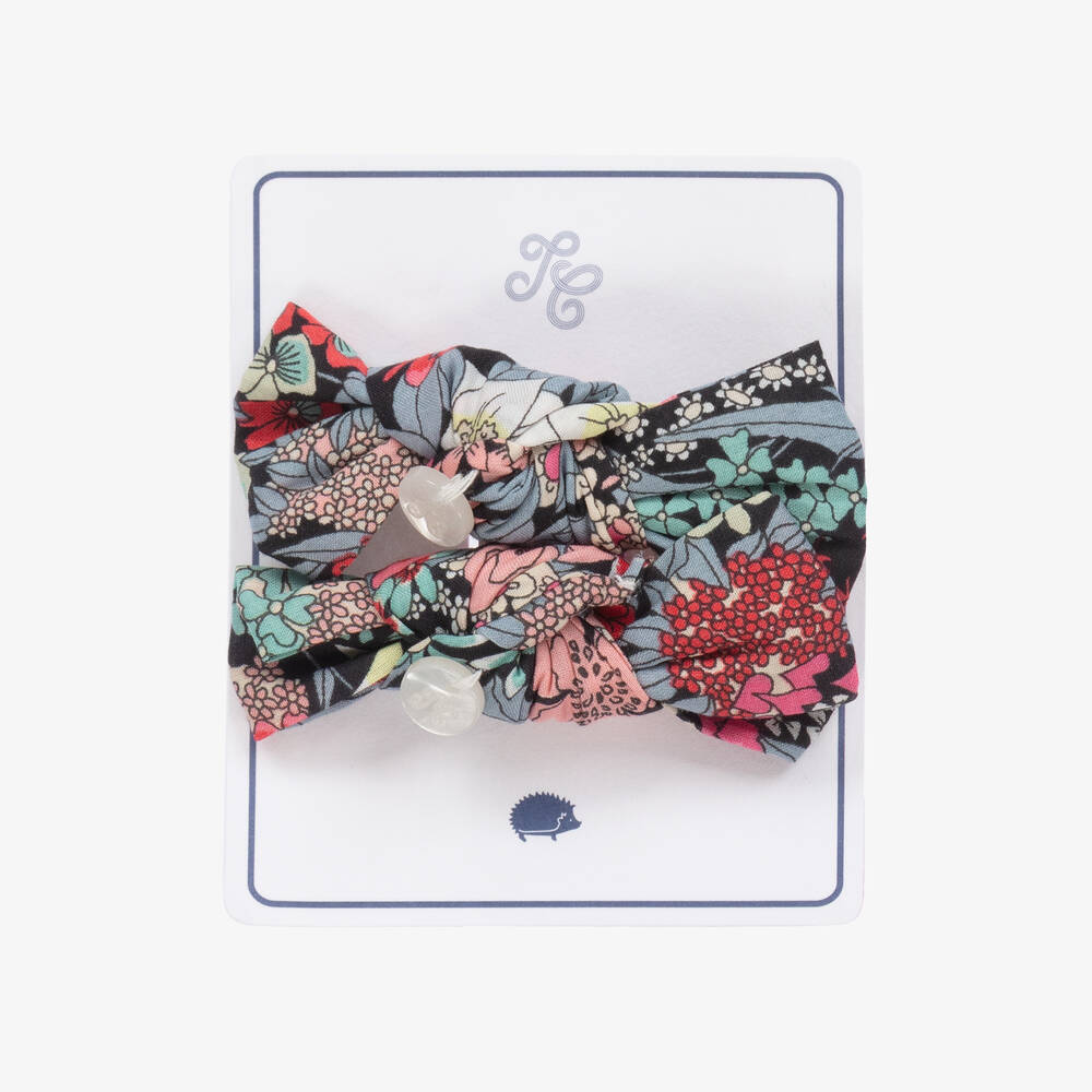 Tartine et Chocolat-مشبك للشعر بطبعة ورود قطن للبنات (6 سم) | Childrensalon Outlet