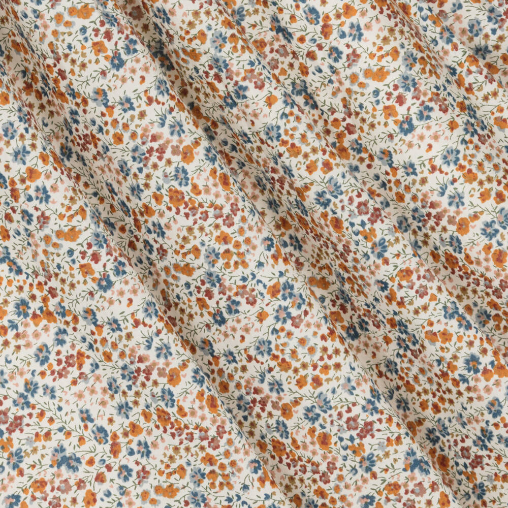 Tartine et Chocolat-فستان بطبعة ليبرتي قطن لون بني | Childrensalon Outlet